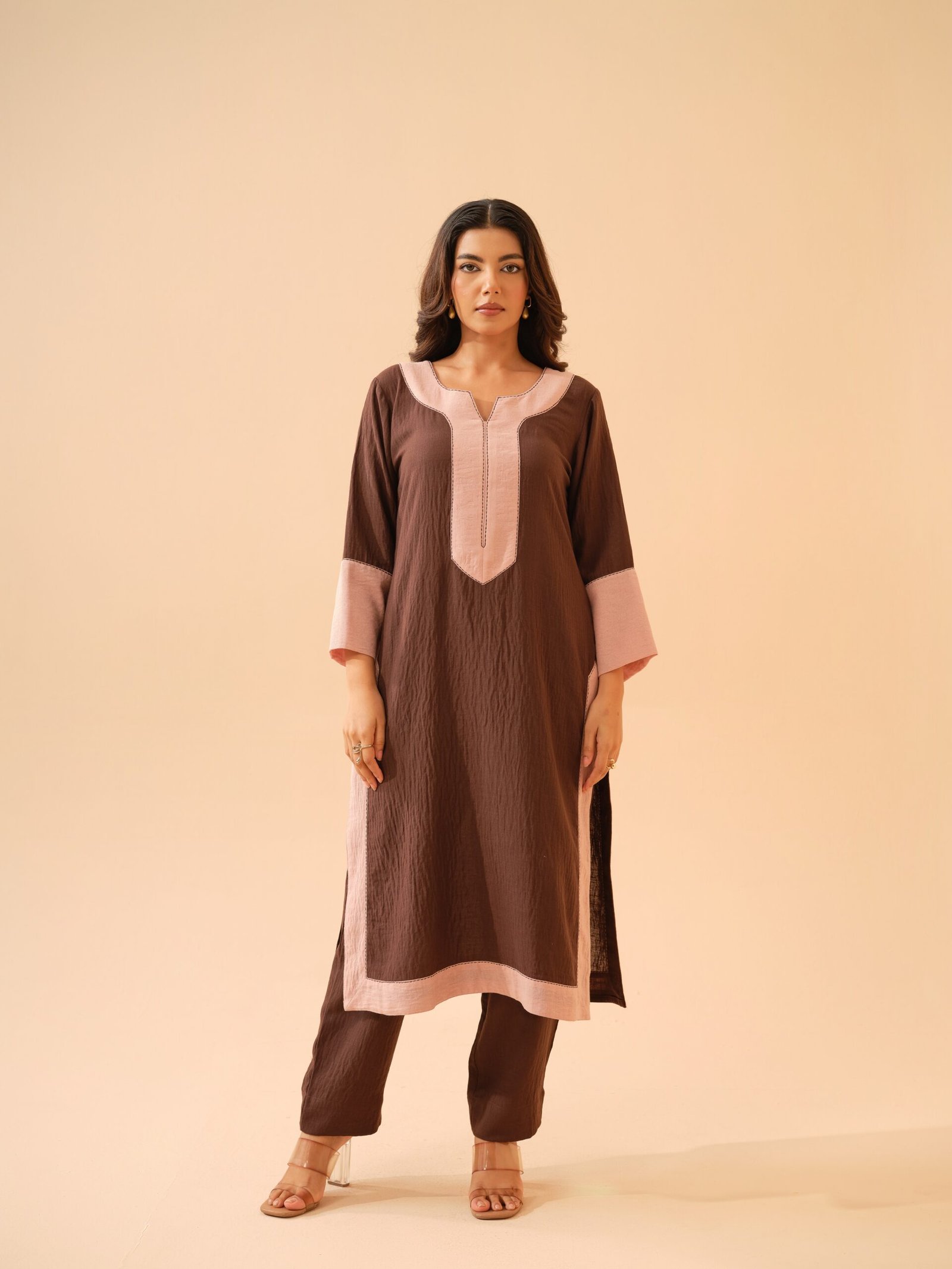The Everyday Edit Chocolate Brown Co-ord Set- Set of 2