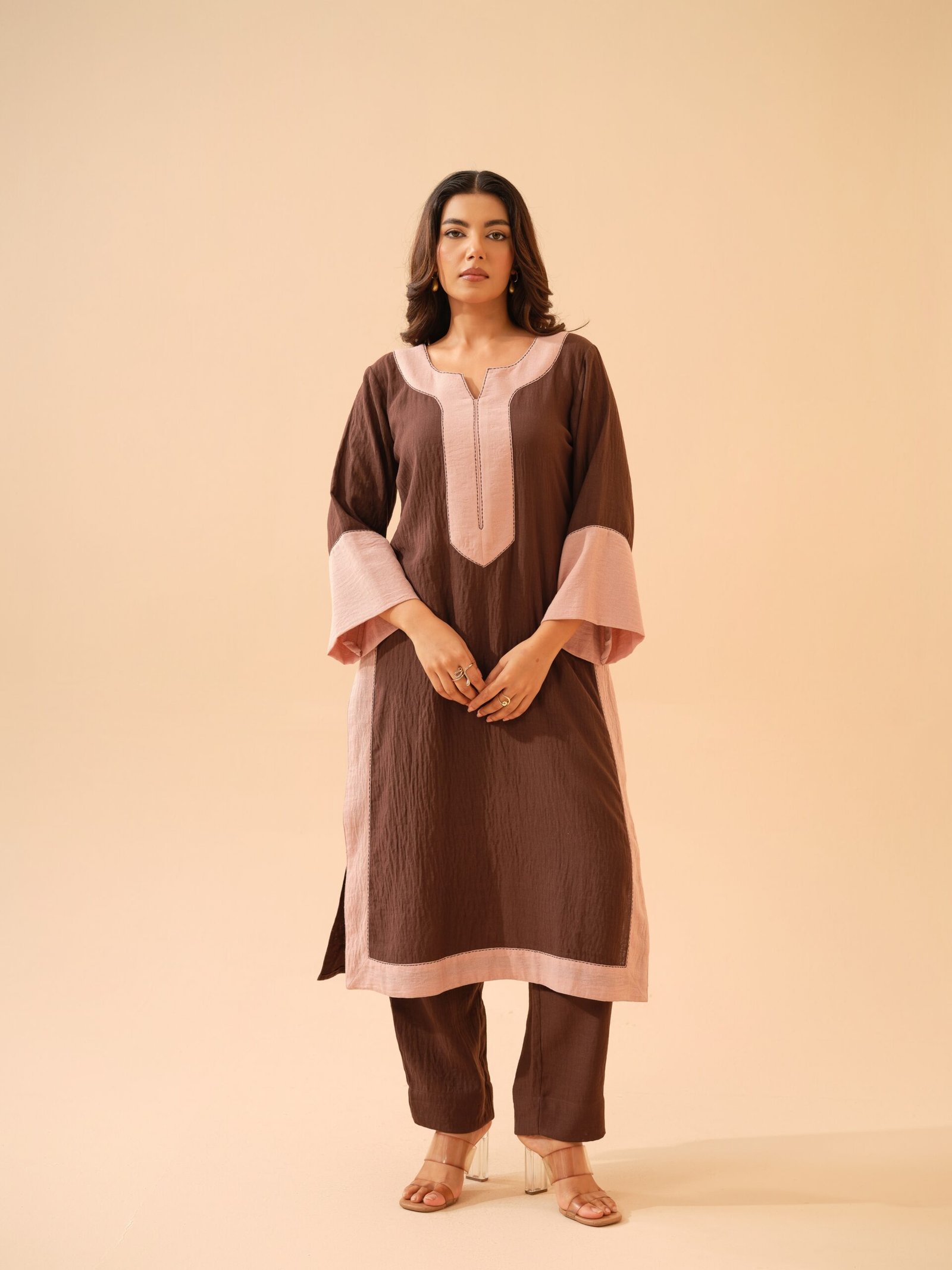 Chocolate Brown Co-ord Set- Set of 2