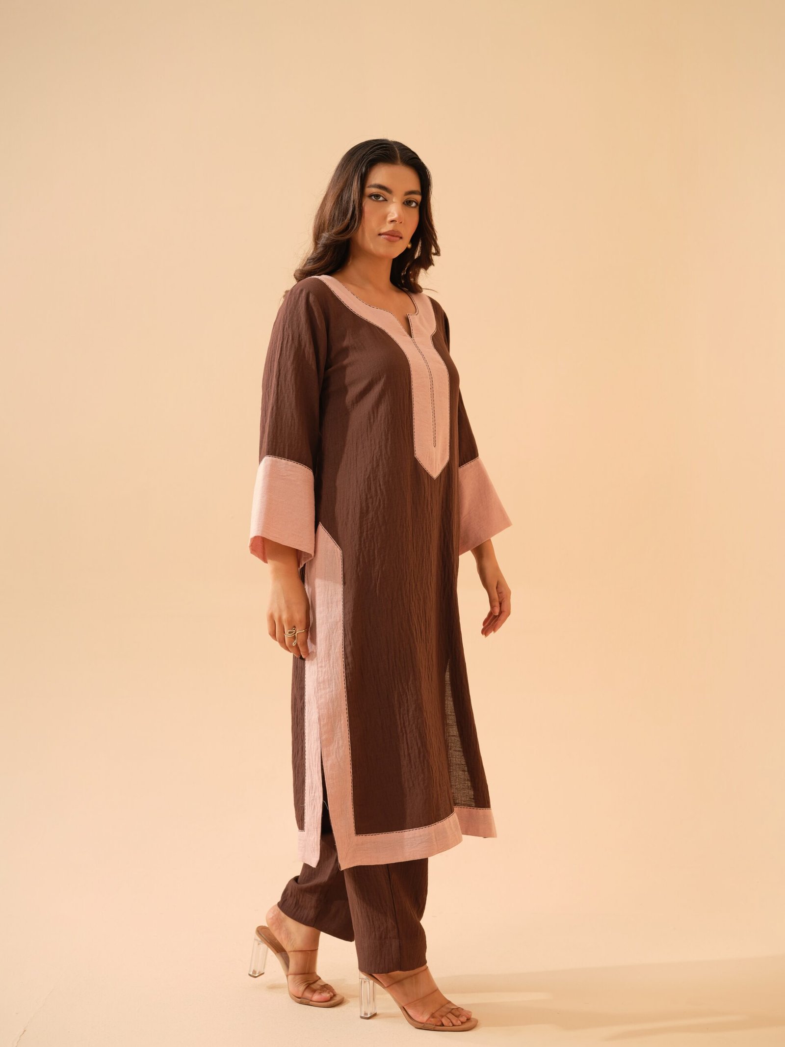 Chocolate Brown Co-ord Set- Set of 2