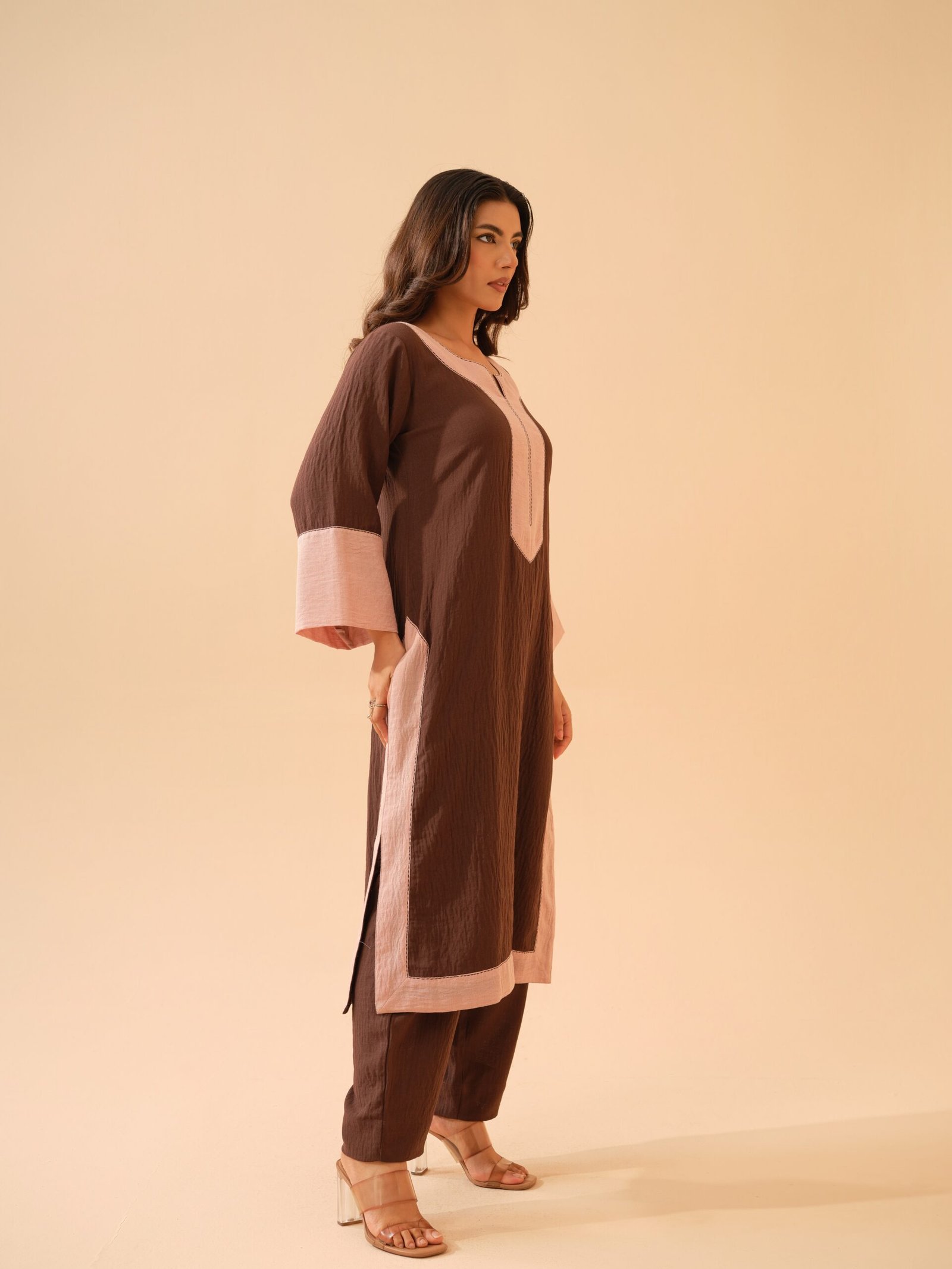 Chocolate Brown Co-ord Set- Set of 2