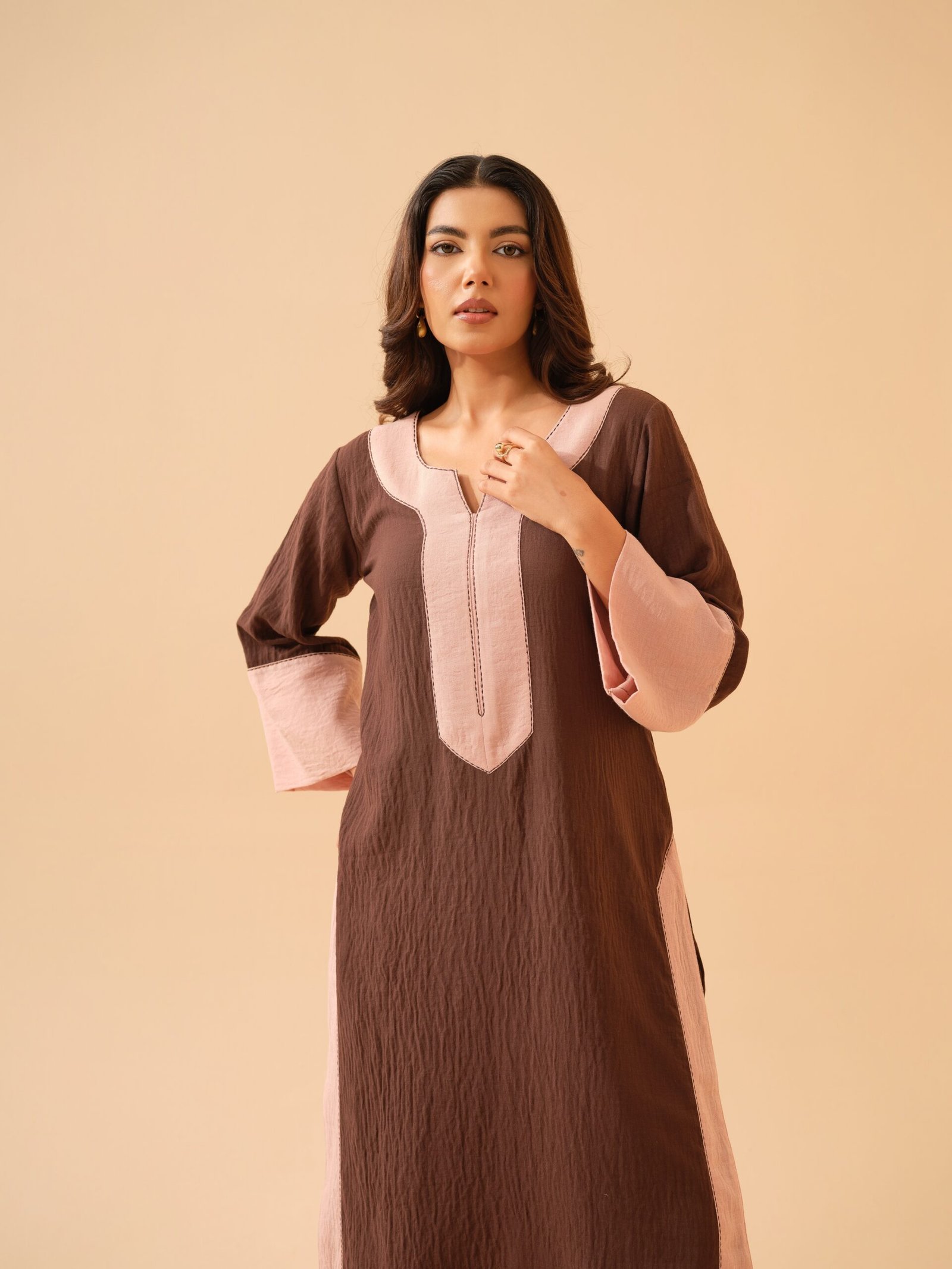 Chocolate Brown Co-ord Set- Set of 2