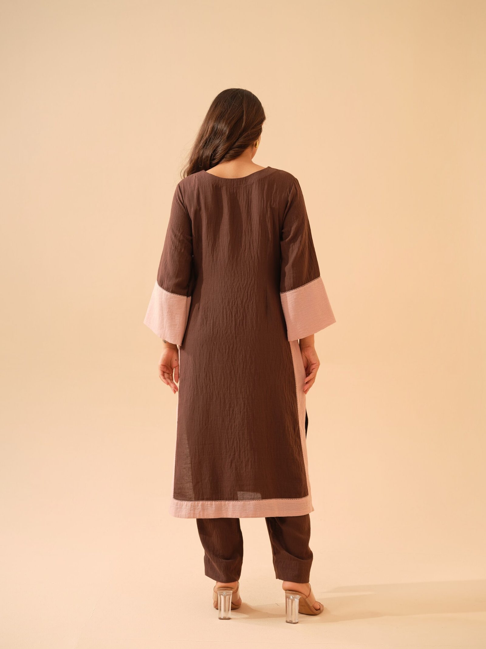 Chocolate Brown Co-ord Set- Set of 2