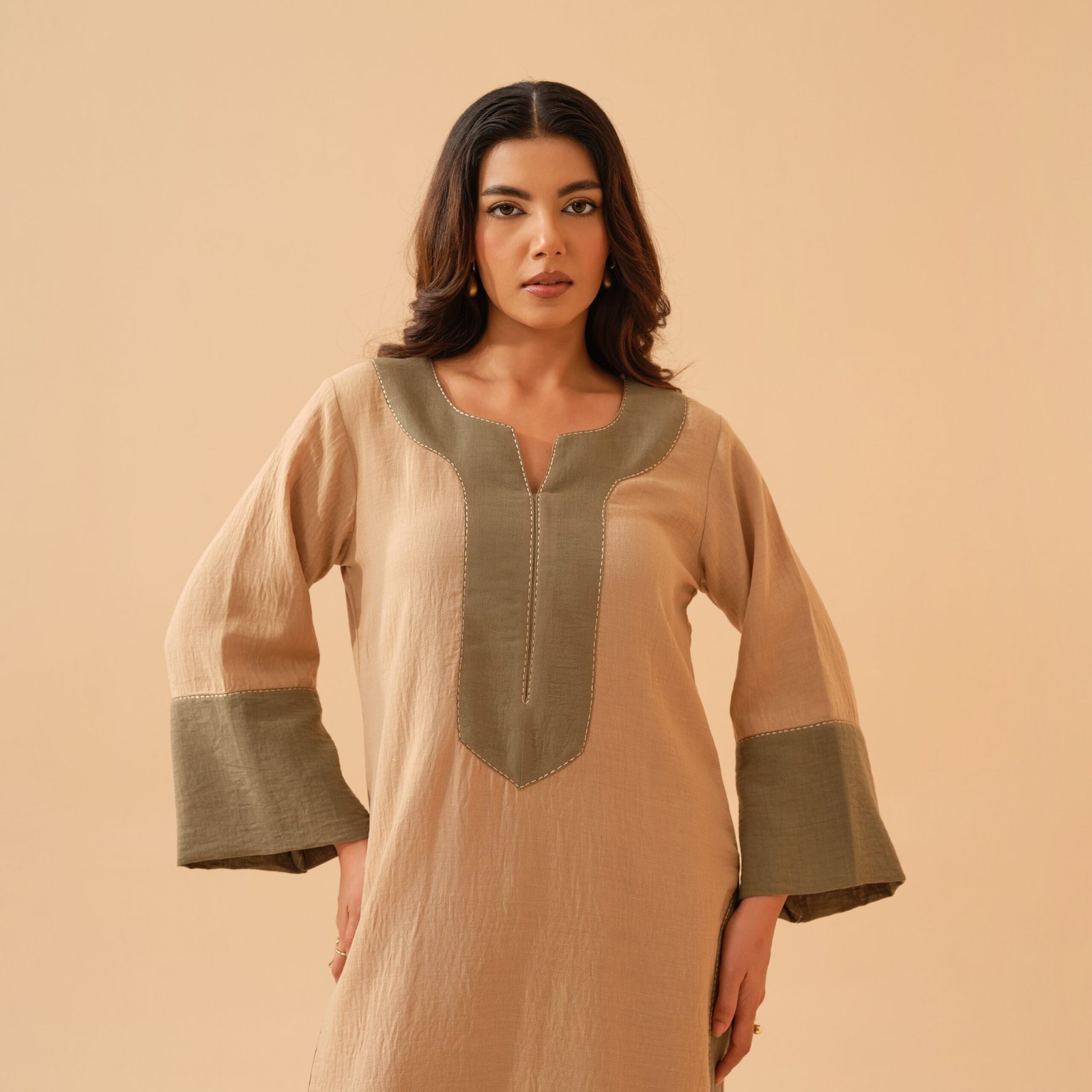 The Everyday Edit Warm Beige Co-ord Set- Set of 2