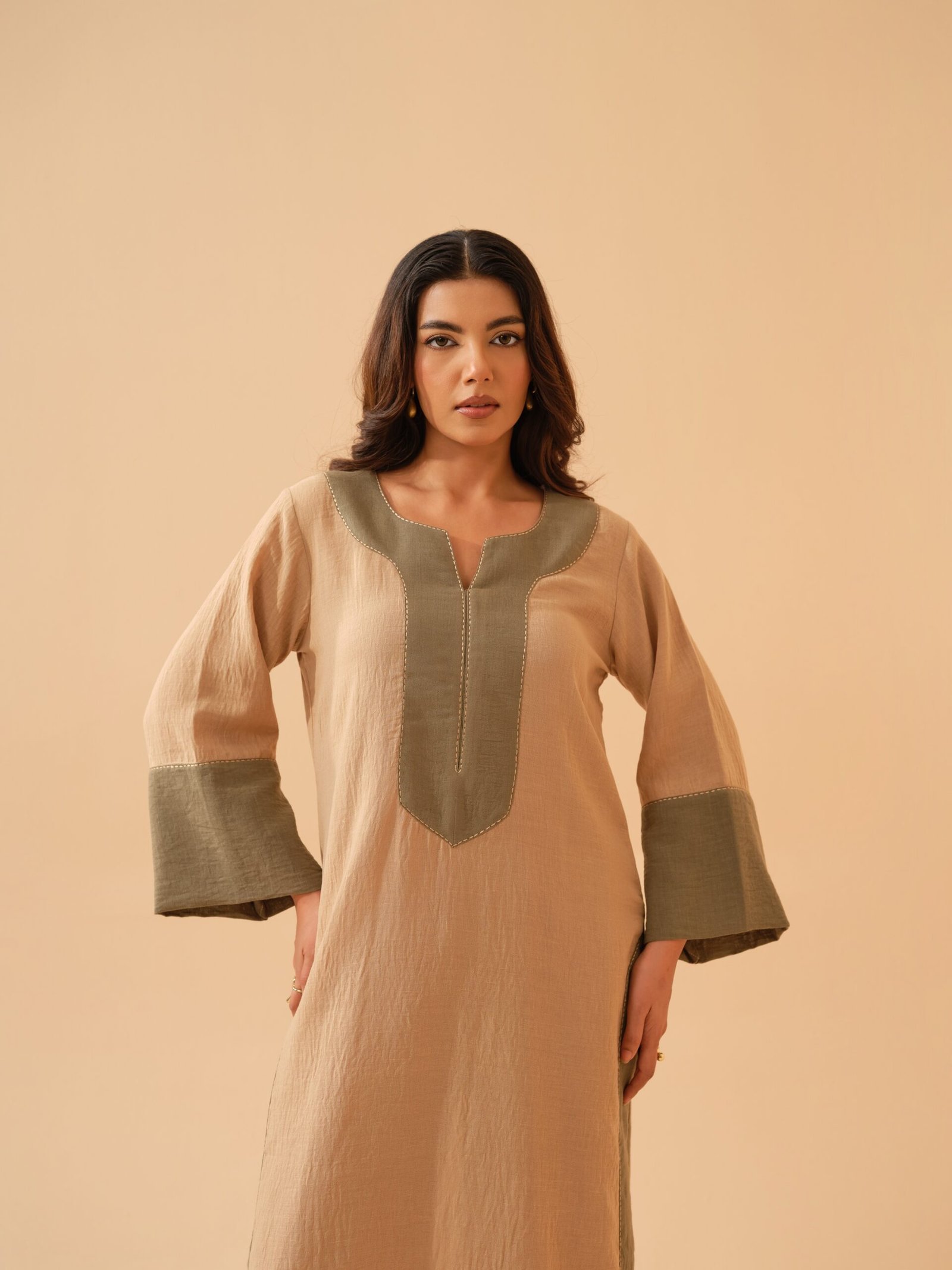 The Everyday Edit Warm Beige Co-ord Set- Set of 2