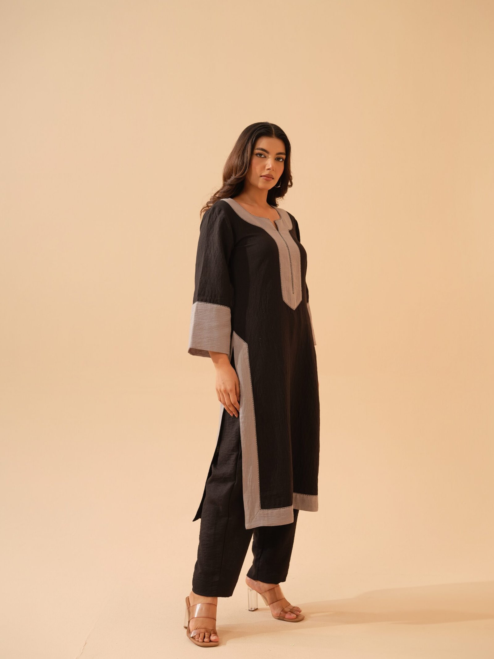 Black Co-ord Set- Set of 2