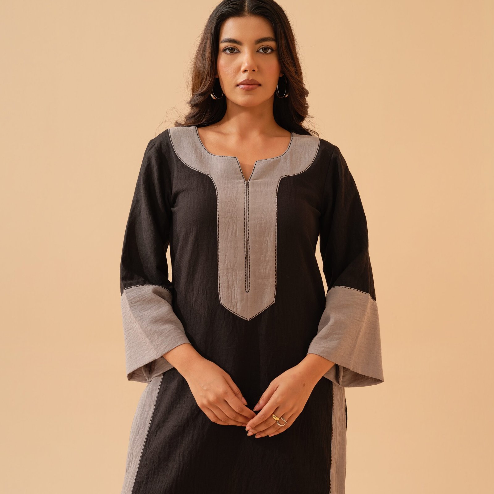 The Everyday Edit Black Co-ord Set- Set of 2