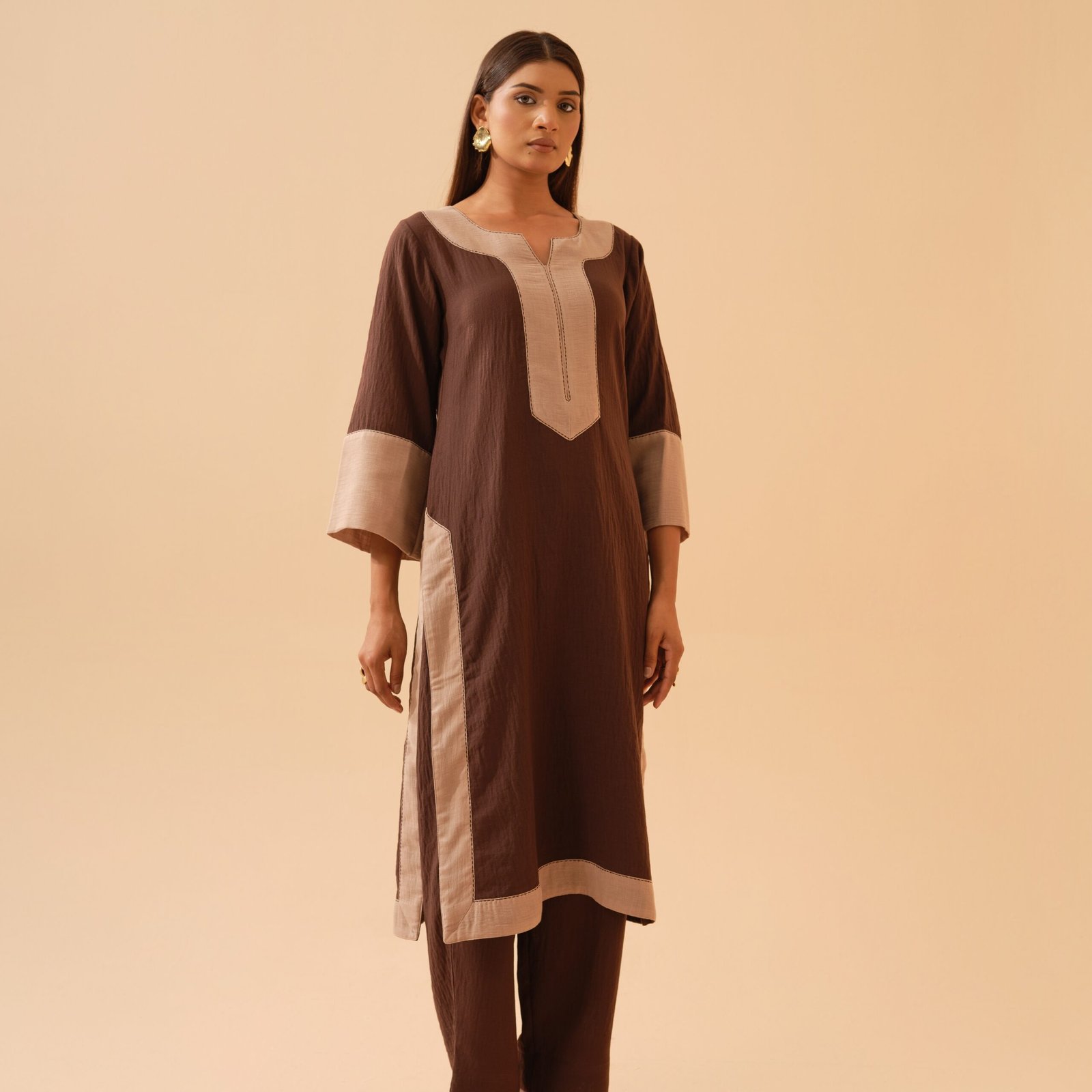 The Everyday Edit Brown Co-ord Set- Set of 2