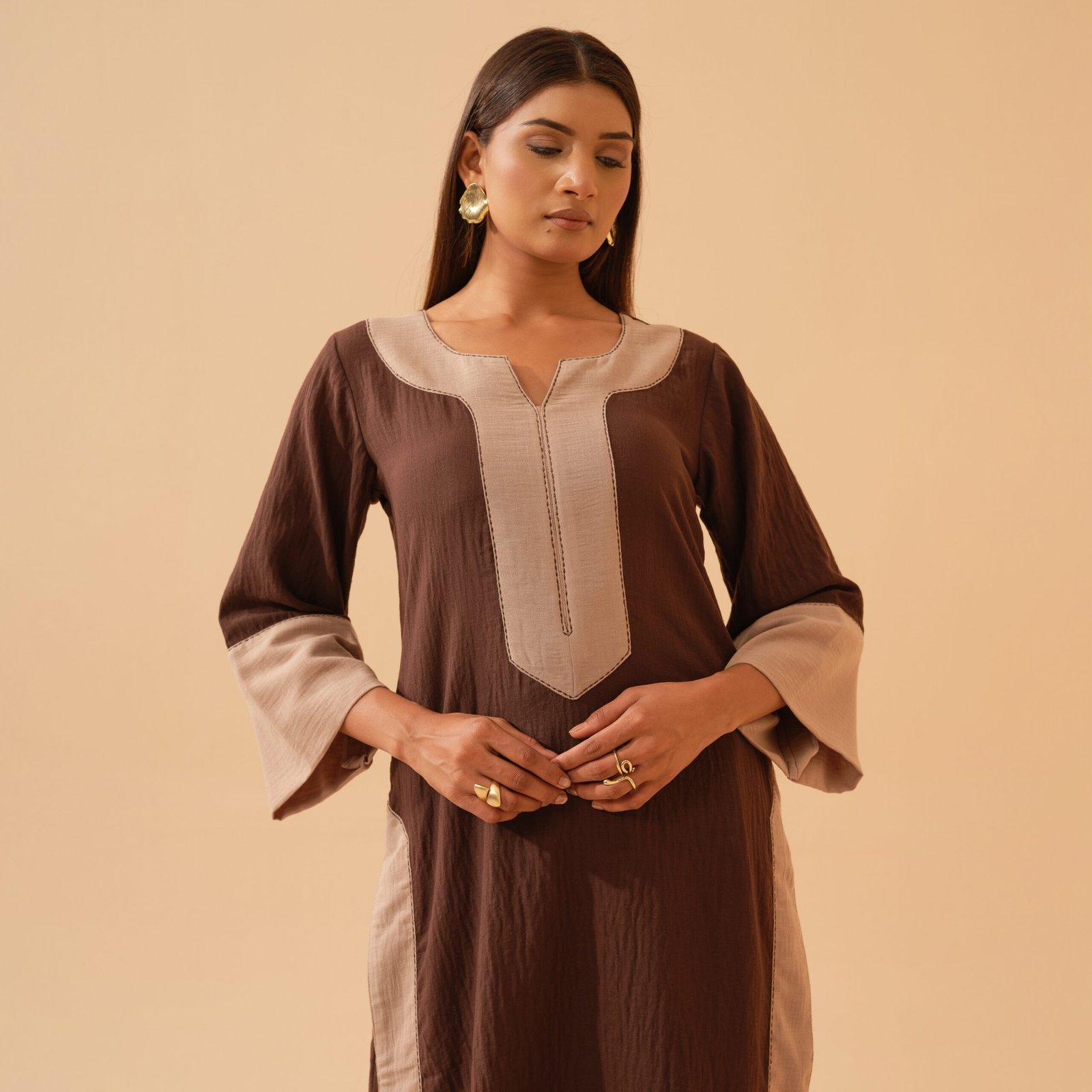 Brown Co-ord Set- Set of 2