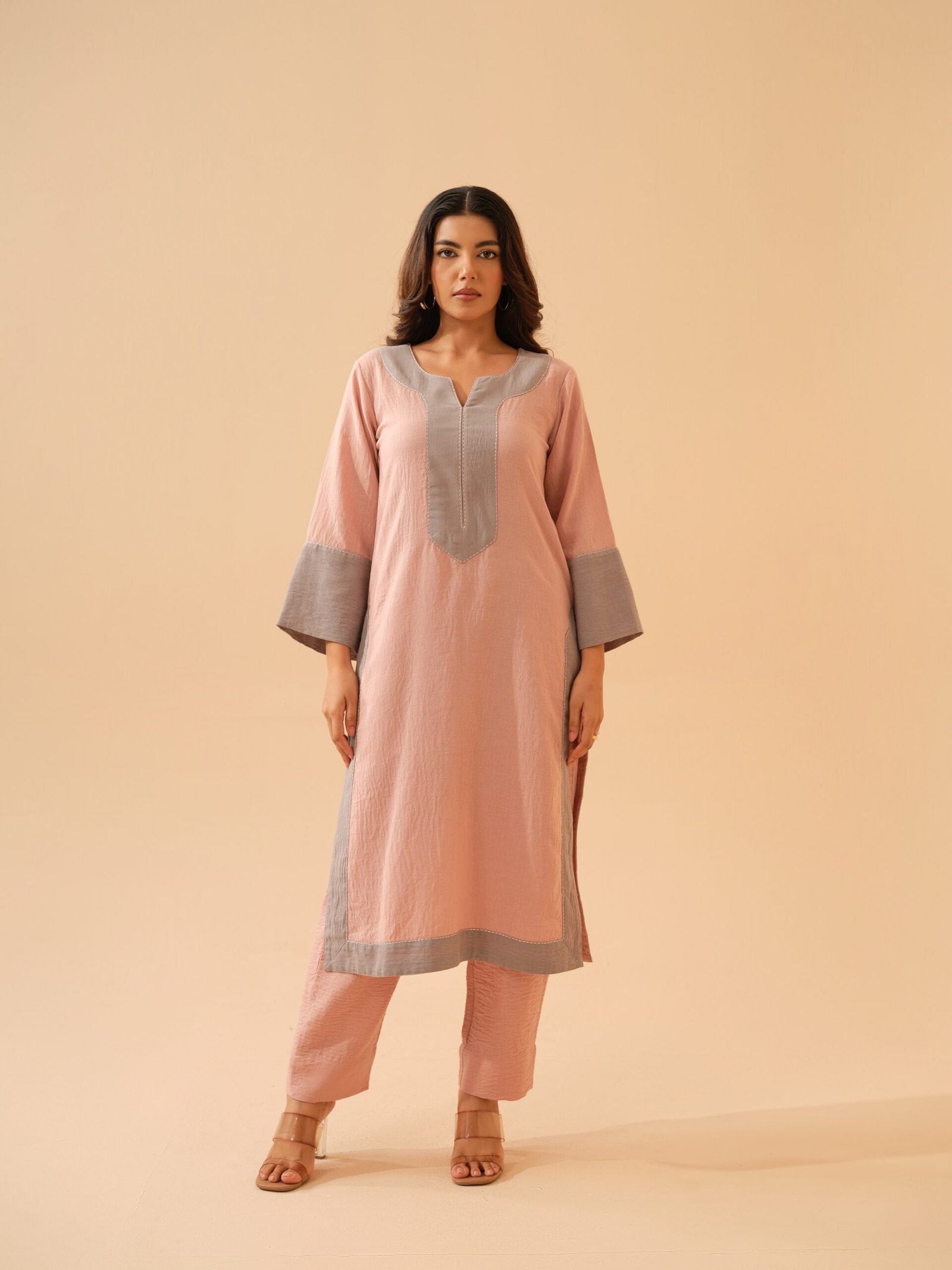 Rose Pink Co-ord Set- Set of 2